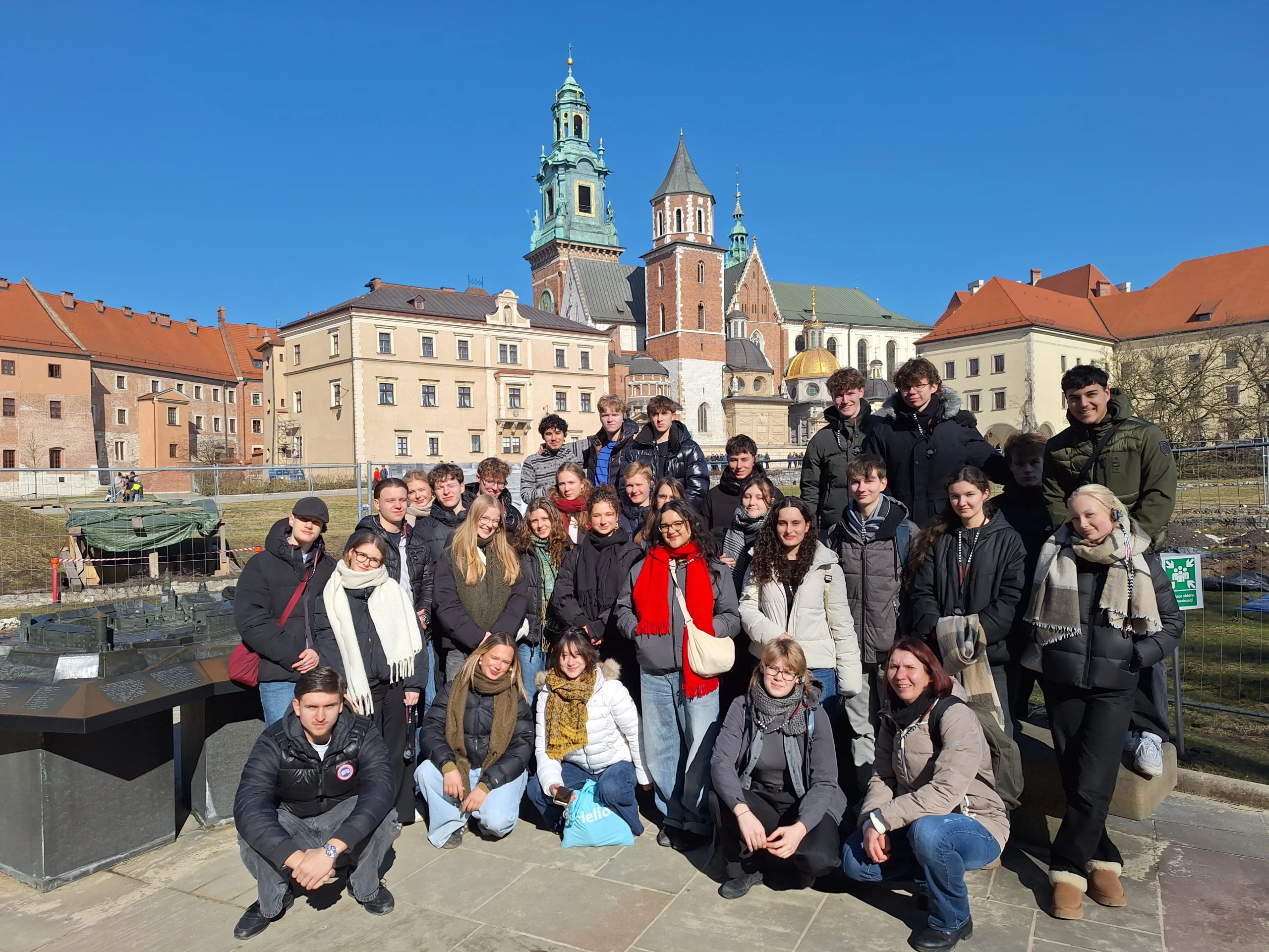 Auf dem Wawel in Krakau